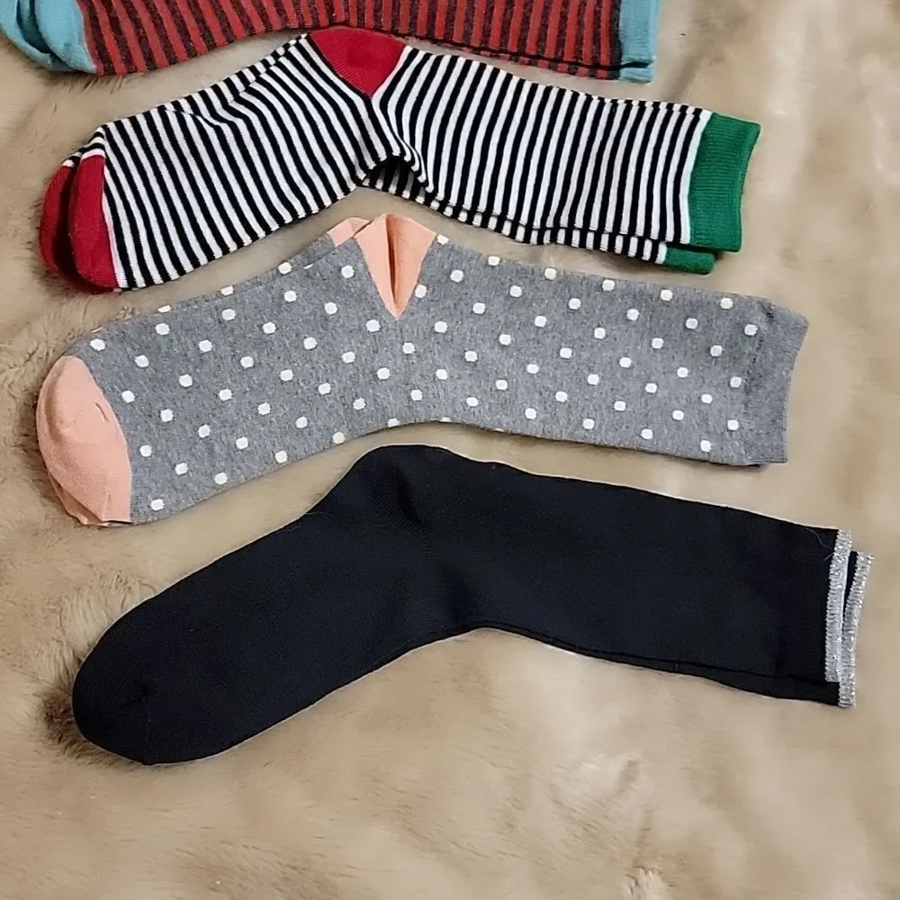LADIES 5-PACK CREW SOCKS - NEW!